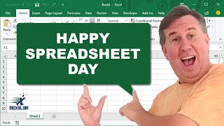 Excel At Everything: Favorite Tip From MrExcel For Spreadsheet Day #shorts