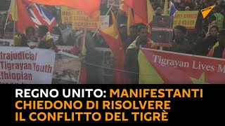Regno Unito: manifestanti chiedono di risolvere il conflitto del #Tigrè