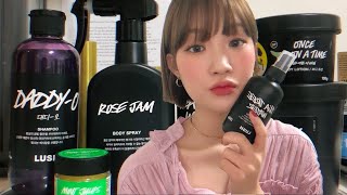 LUSH 하울 & 러쉬 추천템 ( 바디스프레이, 샴푸, 마스크팩, 토너, 립스크럽 ) my lush products | 지혜사랑