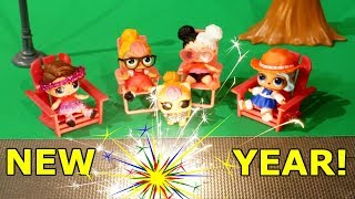 LOL SURPRISE DOLLS Celebrate NEW YEARS EVE With Posh & Fireworks!