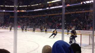 Jhonas Enroth Warmup 2 - Chicago @ Buffalo (20140309)