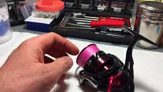 Daiwa 17 Aegis 2505F    ( краткий обзор, особенности, тех.моменты) часть 2.
