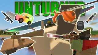 UNTURNED COMANDOS ACTUALIZADO - COMO SPAWNEAR AUTOS, AVIONES, TANQUES, TELEPORT, ETC