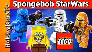 SpongeBob Builds Star Wars LEGO Kits