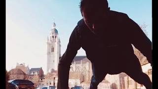 22 push-up challenge. Day 6. Halle. Motivation and perseverance. Arm amputee