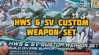 Hws & Sv Custom Weapon Set | Gunpla Build