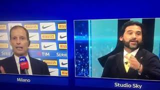 Adani-Allegri: Sta zitto lo dici a tuo fratello (Inter-Juve 2019)