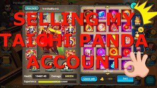 Taichi Panda Account SOLD !!