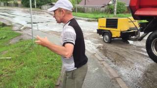 Пьяный водитель грузовика "Альтком" (ТОВ"ДАЭМ"), на полном ходу врезается в кроссовер Mercedes