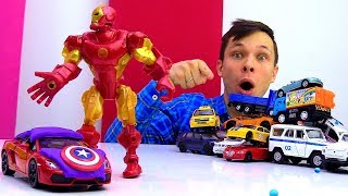 Мастерская Фёдора - Супергеройский боулинг с машинками.