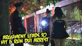 Copwatch | Argument Leads to Hit & Run DUI Arrest of Woman | 4am
