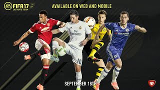 FIFA 17 Web App: Release starting NOW but requires EA Sports login