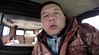УАЗ Буханка. тюнинг салона. установка шторки на магнитах