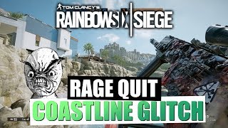 COASTLINE GLITCH + TEAMMATE RAGE QUIT | RAINBOW SIX SIEGE (Deutsch/German)