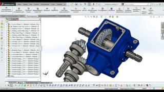 Solidworks. Редуктор. Solidworks Gearbox