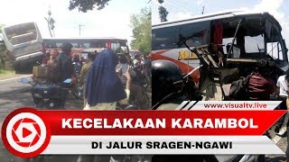 Kronologi Kecelakaan Karambol di Ngawi Ternyata Akibat Bus Kejar-kejaran