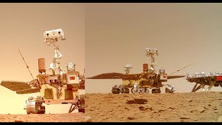 Zhurong’s sounds while descending onto Mars
