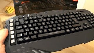 Gaming Keyboard PARTHICA from Speedlink - unboxing and demo