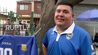 Family, fans pay tribute to Maradona on first anniversary of football legend's death in Buenos Aires