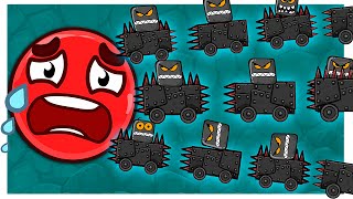 МУЛЬТИК "Red Ball 4" - 1000 ЖЕЛЕЗНЫХ Машин в ПОДЗЕМЕЛЬЕ !Анимация Новый Красный Шарик от Спуди !