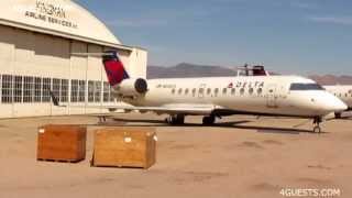 Retired Delta CRJ-100, 200 Jet Planes