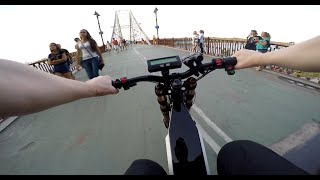Electric Bike 4000w. Парковый мост, Арка дружбы народов (Киев)...