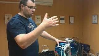 Запуск поршневого окрасочного аппарата HYVST