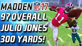 300 YARDS! JULIO JONES INSANE PERFORMANCE! - Madden 17 Ranked Match