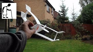 Styrofoam Plate Biplane Glider