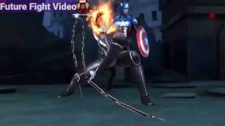 Marvel Future Fight - Lvl 56 Ghost Rider (Robbie Reyes) v Corvus Glaive world boss