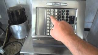 CAIXA REGISTRADORA SWEDA INOX
