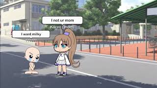 Naughty adopted kid ! Read description first