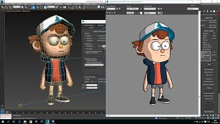 How to model Dipper (Gravity Falls) | Timelapse