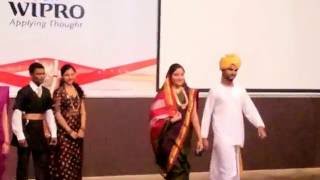 Fancy Dress - Karnataka colors at Rajyotsava day