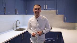 Обзор красивой кухни с островом. Детская для двух девочек. Прихожая с каретной стяжкой.