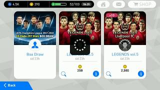 Legends Vol.5 Liverpool FC Box Draw PES 2018 Mobile