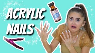 Doing my own Acrylic Nails at Home...|| Ellie Louise