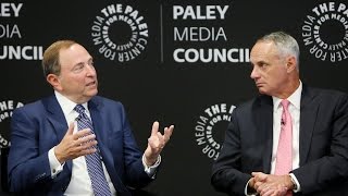 Sports streaming tech with NHL and MLB Commissioners