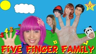 Daddy Finger Family Song - Five Finger Rhymes For Children - Debbie Doo!