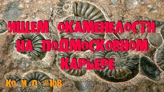 Поиск аммонитов юрского периода. Looking for ammonites on his career