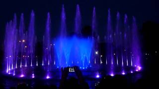 Fountain Park in Warsaw. Fontanna w Warszawie. Фонтан у Варшаві. 16.07.2011