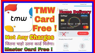 TMW Phiscyal Card free | Master Card Free Home delivery |