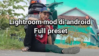 Teal and orange lightroom di android, full preset