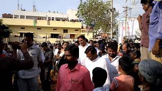 KTR visited wanaparthy