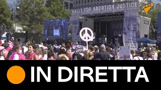Washington DC: marcia delle donne per il diritto all'aborto