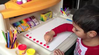 Learning to Count using Play Doh.  Video for kids.