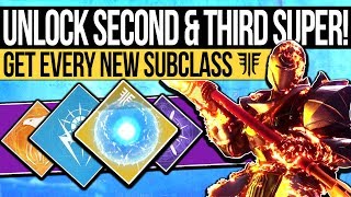 Destiny 2 | How to Unlock SECOND SUBCLASS! Additional Seeds of Light & Super Trees! (Forsaken)