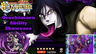 Orochimaru (Old Kit) Ability Showcase | Naruto x Boruto Ninja Voltage