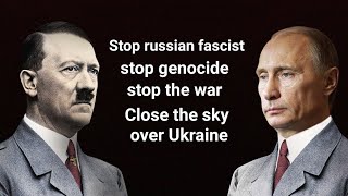 Stop war Stop Putin Stop the Russian people 83% of Russians support genocide in Ukraine