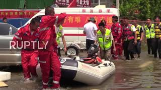 China: Scores evacuated from their homes as floods continue in Henan